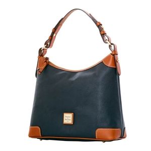 NWT Dooney Bourke Ocean Blue Florentine Soft Leather Hobo Bag!